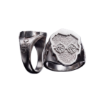 Anillo ACTV Cara Fondo Plata